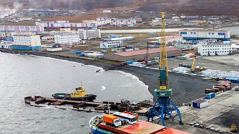 Pevek Seaport Far East Russia