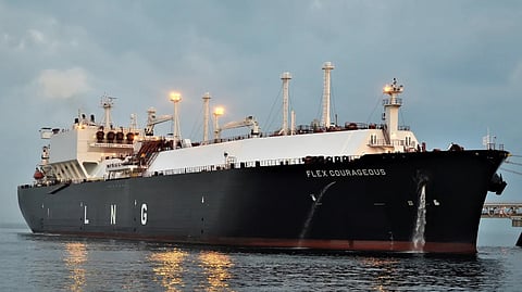 Flex Courageous in 2021 LNG carrier