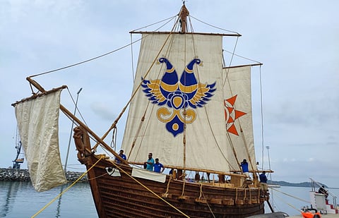 INSV Kaundinya – Indian wooden sailing ship built using traditional stitching technique