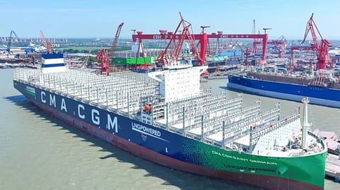 CMA CGM Saint Germain Hudong Zhonghua Shipbuilding China State Shipbuilding Corporation LNG