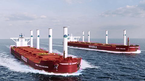 Berge Bulk rotor sails