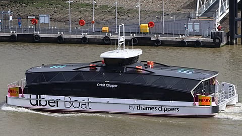 Orbit Clipper – London operator's new cross-river electric ferry with auto-docking capability