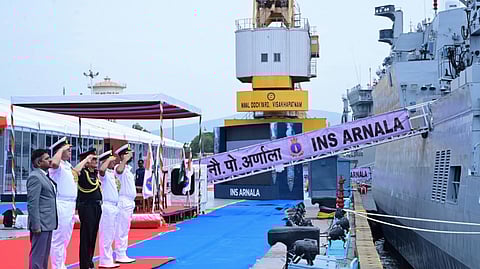 INS Arnala Indian Navy Garden Reach Shipbuilders and Engineers