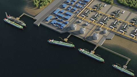 Southern Energy LNG project rendering