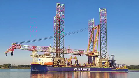 Boreas – Van Oord places methanol-powered installation jackup into service