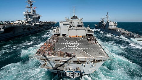 US Fifth Fleet in the Persian Gulf
