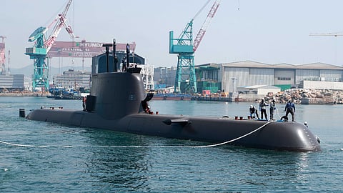 The Republic of Korea Navy’s Type 214 diesel submarine, Yun Bong-gil