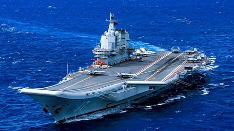 Chinese aircraft carrier Shandong