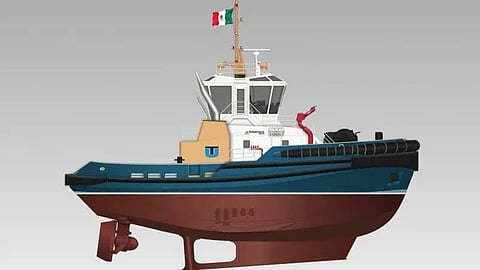 Concept render of new harbour tug ordered by Ultratug