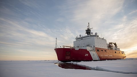 The US Coast Guard icebreaker USCGC Healy Image