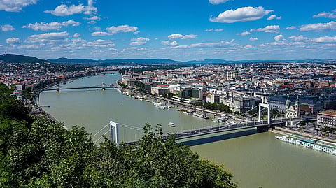 Danube River in Budapest