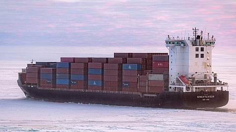 NewNew Polar Bear underway in the Kara Sea, October 29, 2023