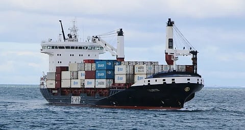 Eimskip containership Lagarfoss