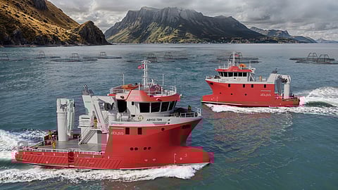 Concept render of Abyss' two new hybrid workboats