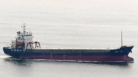 General cargo ship Blume, pictured in its previous name East Sun