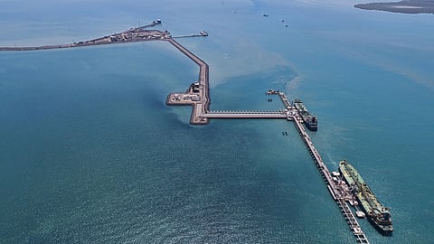 Nayara Energy port at Vadinar, Gujarat, India