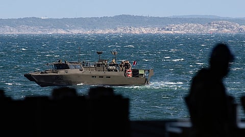 A CB90-class assault boat