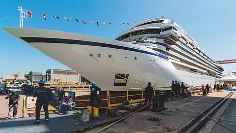 Viking Mira launch ceremony, July 31, 2025