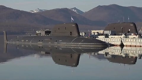 Two Russian Navy Yasen-class nuclear-powered submarines