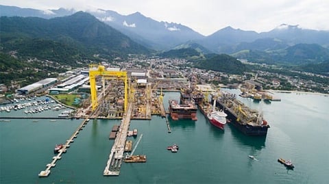 Seatrium Brasfels shipyard in Brazil's Rio de Janeiro state