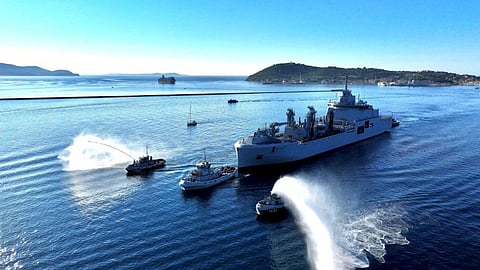 Jacques Stosskopf arriving in Toulon, July 31, 2025