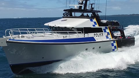 The Tasmania Police patrol boat Van Diemen