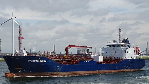 Shannon Fisher, a product tanker owned by First Ship Lease Trust