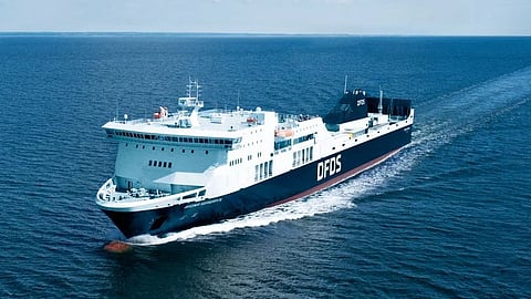 A DFDS Ro-Ro vessel