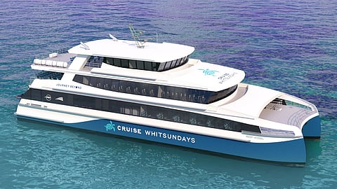 Rendering of the 39-metre catamaran