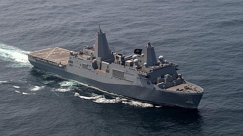 San Antonio-class amphibious transport dock ship USS New Orleans (LPD 18)