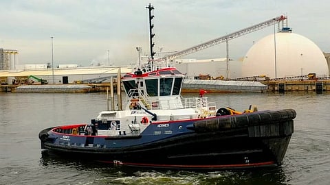 Hermes, a tug built by Master Boat Builders