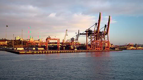 Port of Haydarpasa in Turkey