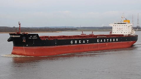 Jag Aarati, a Kamsarmax bulk carrier