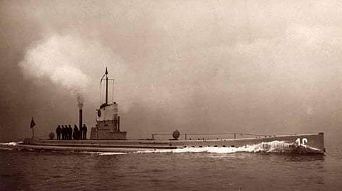 The Imperial German Navy submarine U-16 (photo date unknown)