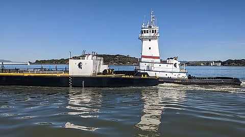 Centerline Logistics articulated tug barge