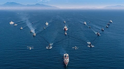Vietnam staged its first large-scale naval parade to mark the 80th anniversary of the August Revolution and National Day on September 2