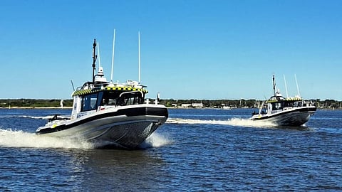 Two Naiad-designed RIBs built by the Whiskey Project Group company Yamba Welding and Engineering in service with Australia's Marine Rescue NSW