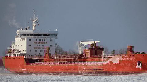 The IceChem Tankers vessel Harbour Pioneer