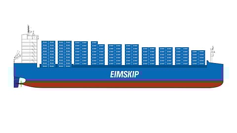Concept render of new Eimskip containerships