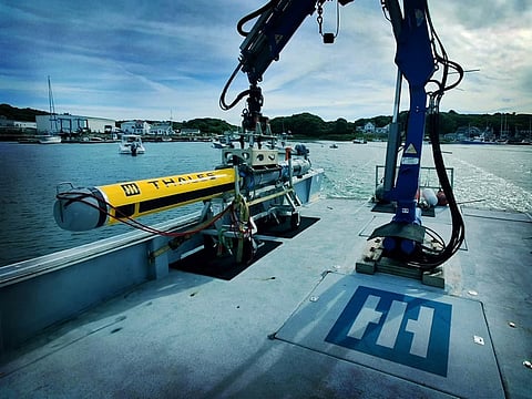 HII UUV with Thales synthetic aperture sonar during trials