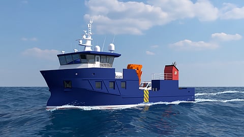 Rendering of the new Fair Isle ferry