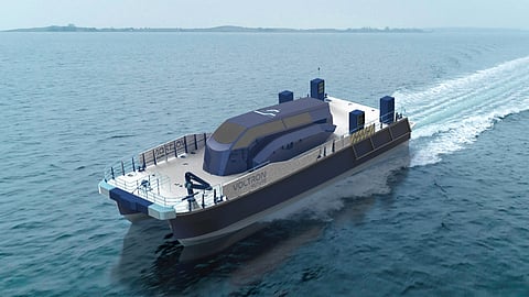 Rendering of the 26-metre crewboat