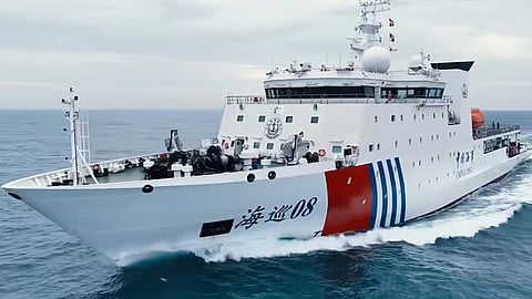 A China Maritime Safety Administration patrol vessel