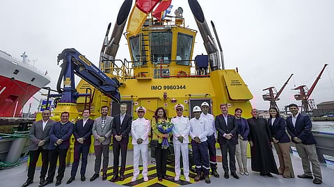 Naming ceremony of SAAM Towage's new tug Charran