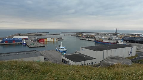 The Port of Hanstholm in Denmark