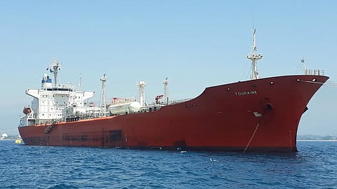 The LPG carrier Touraine (later renamed Max Star) in 2017