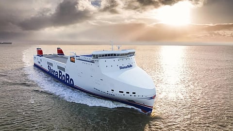 Render of Ro-Ro cargo ship design ordered by Stena RoRo