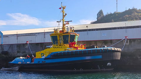 Trapananda, a Saam tug designed by Robert Allan Ltd