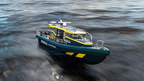 Rendering of a fast patrol and response craft