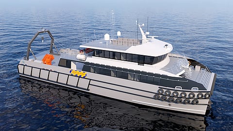 Rendering of the 37-metre catamaran OSV